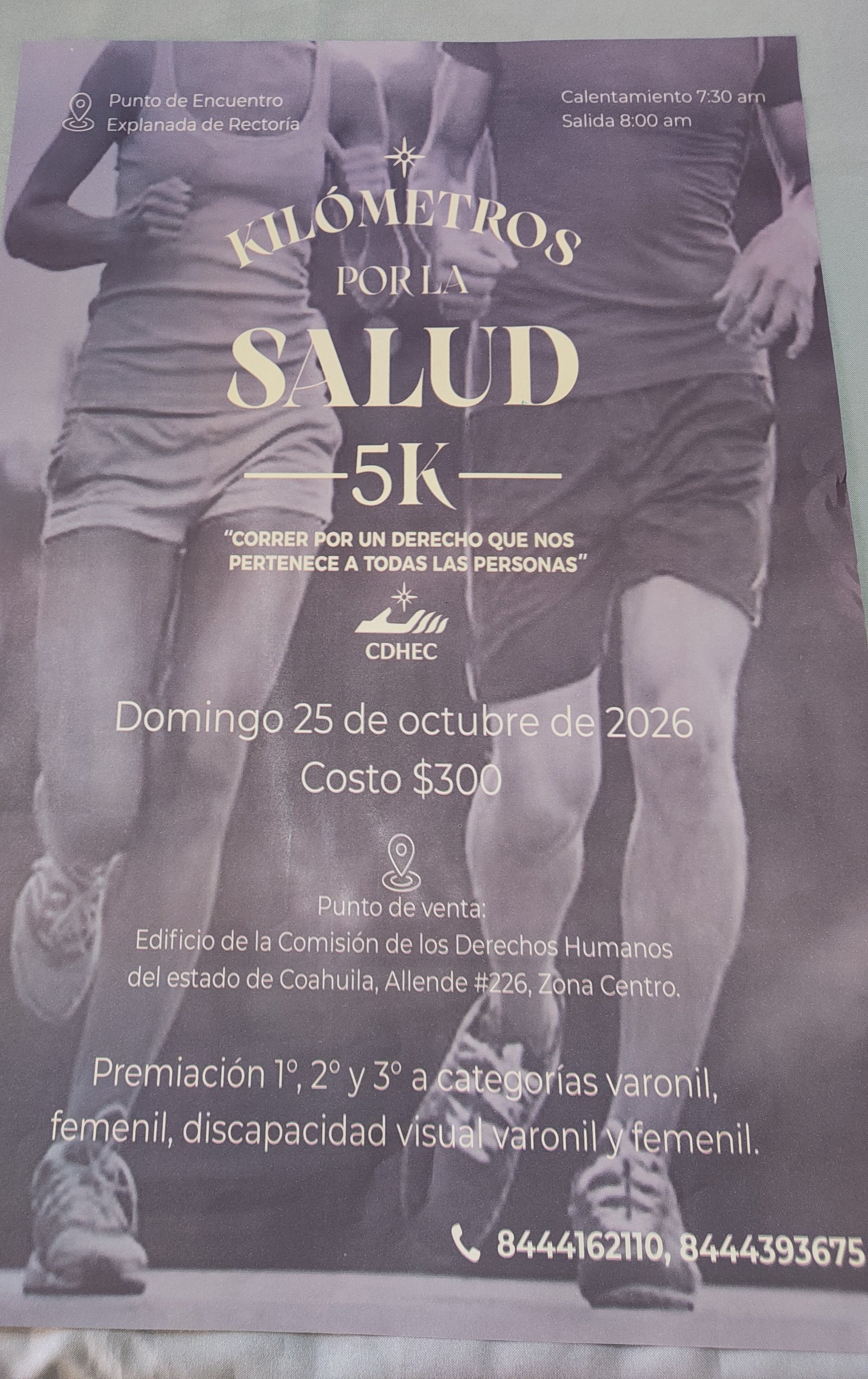 Invita CDHEC a participar en “Kilómetros por la Salud 5K” · Fotografía 4