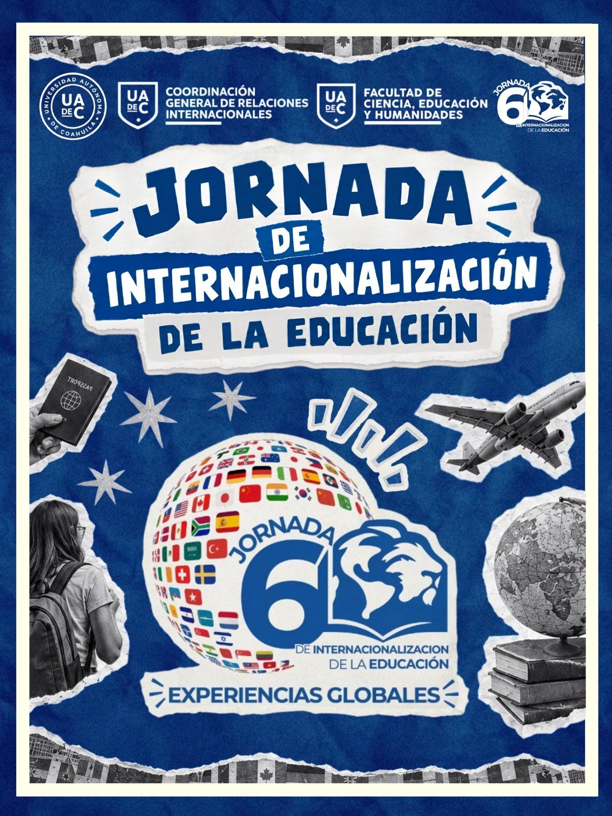Convoca UAdeC a Participar en la Sexta Jornada de Internacionalización de la Educación